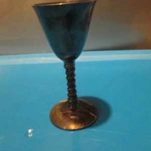 Vintage Antique Spain Plator Silverplate Goblet 5”